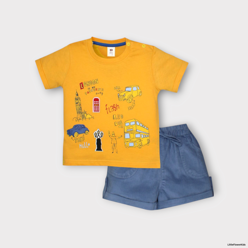 Baby Boy T-Shirt & Shorts Set