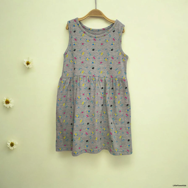Cotton Sleeveless Casual Dress