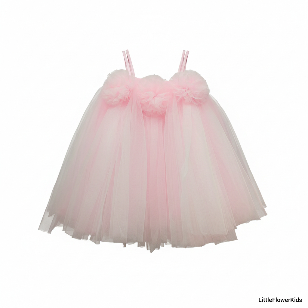 Baby Pink Tulle Party Dress