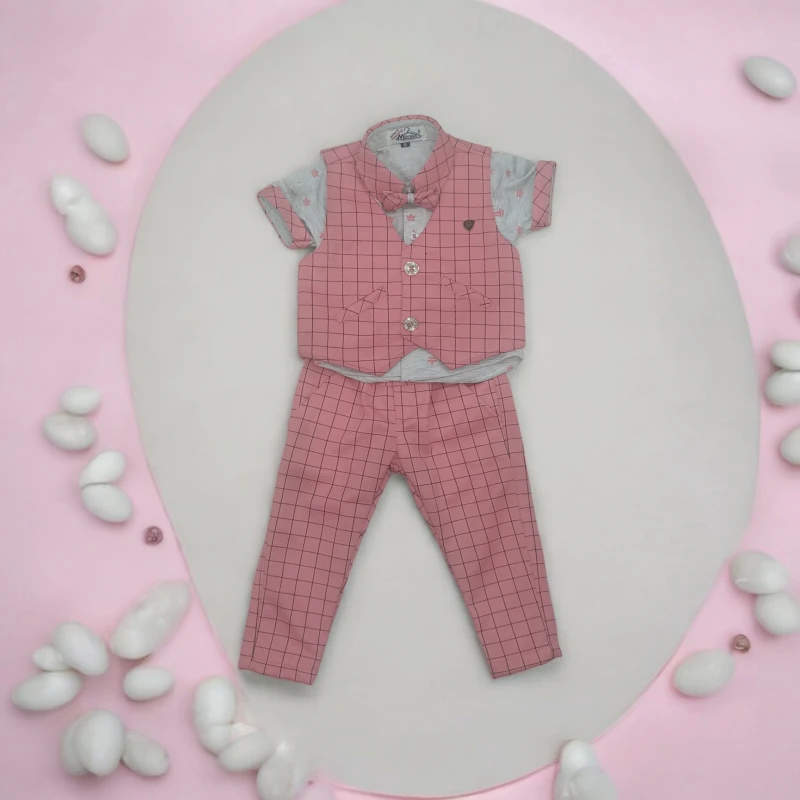 Boys Pink 3-piece set