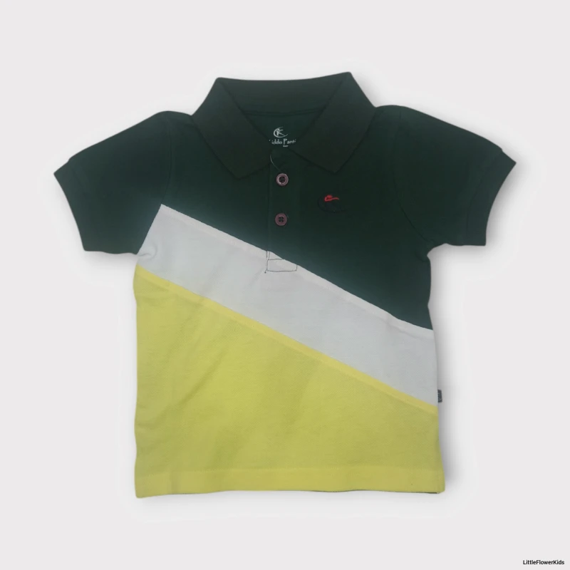 Boys Polo Colourblock T-shirt