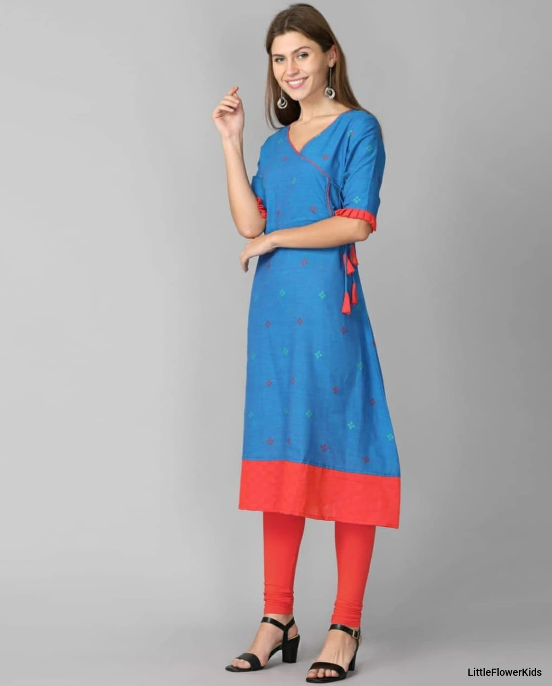 Pure Cotton Angrakha style kurti