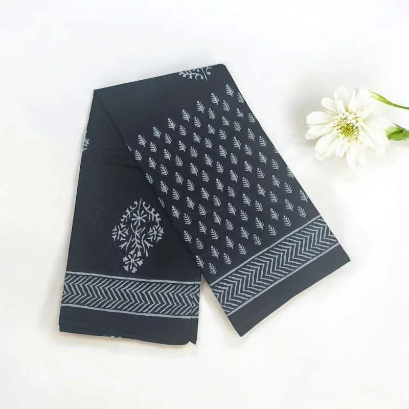 Pure mul mul cotton saree