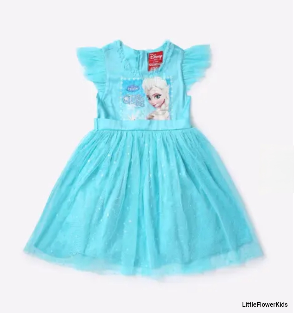 Elsa Printed Kids Frock