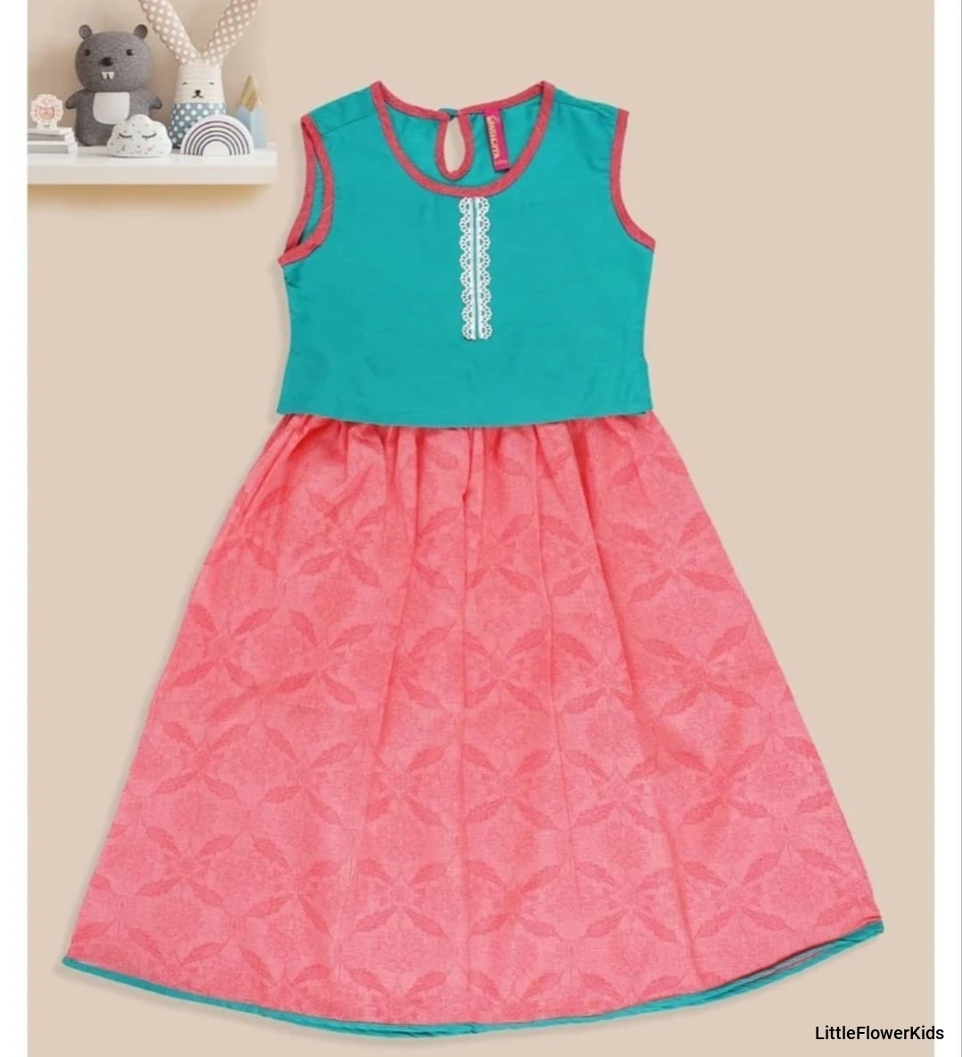 Girls traditional skirt and top set