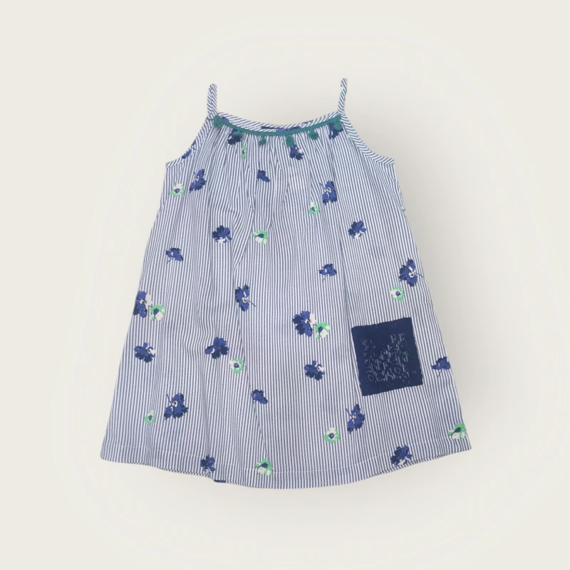 Blue Sleeveless Summer dress