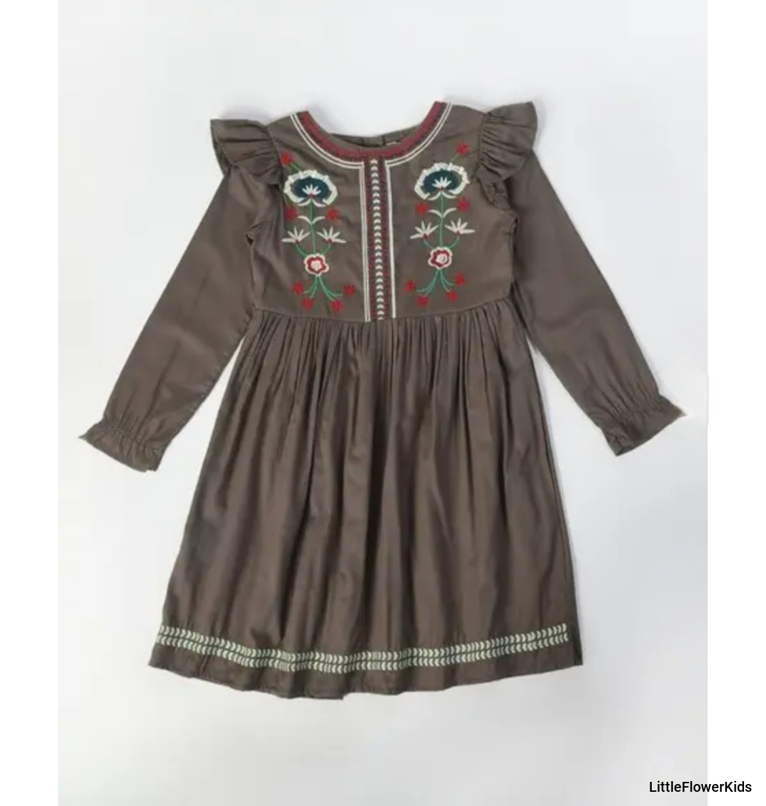 Girls Cotton Casual Dress