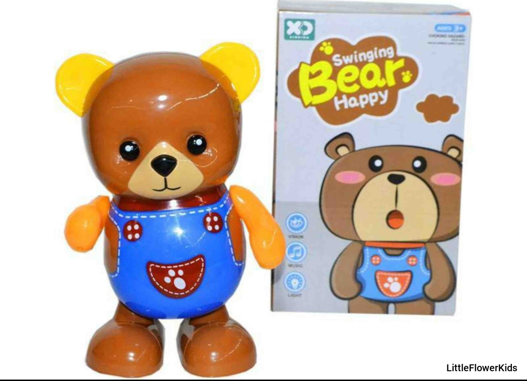 Dancing Bear Toy With Light & Music